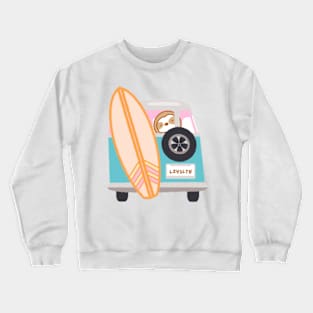 Summer Adventure Begins Sloth Crewneck Sweatshirt